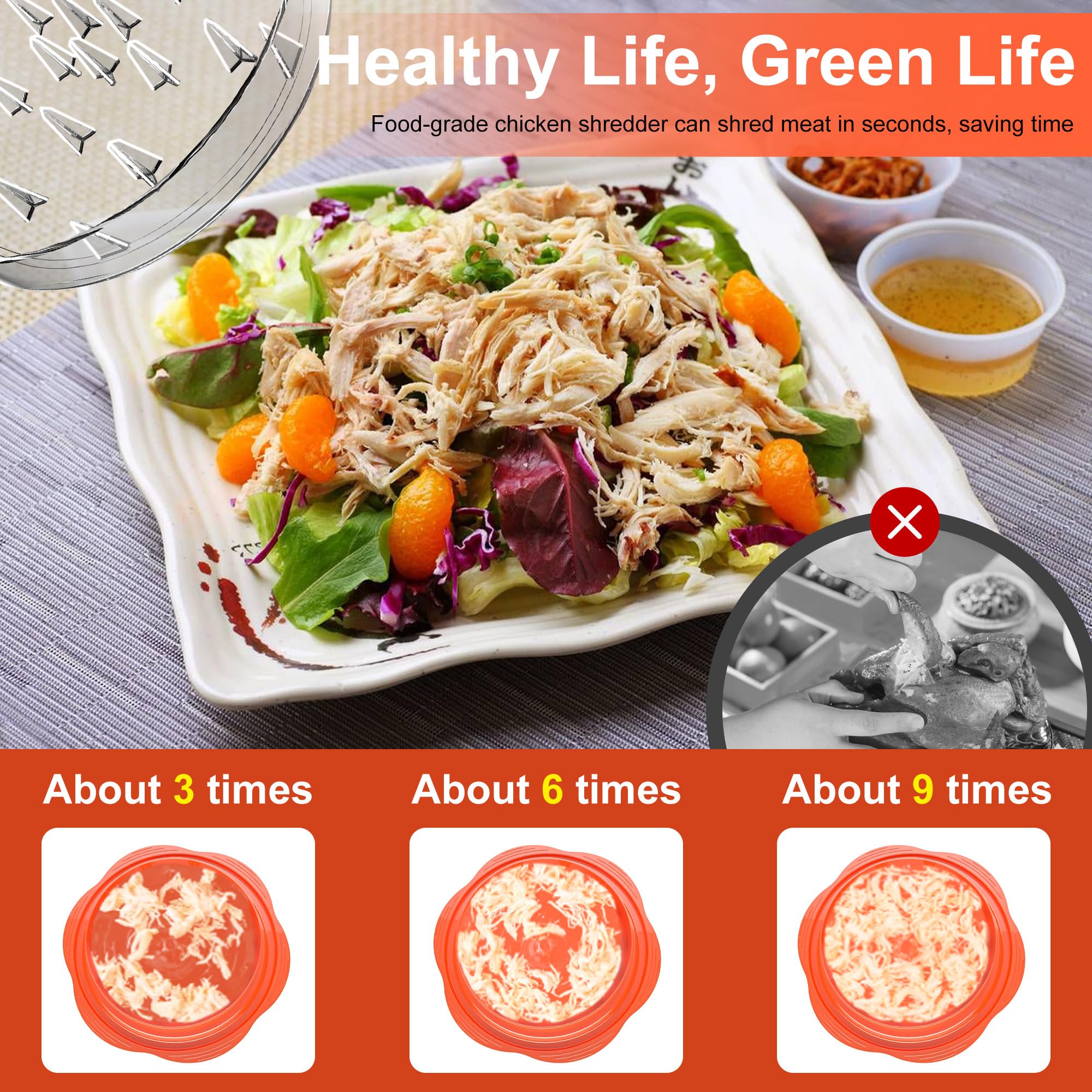 Mroace Chicken Breast Shredder Tool