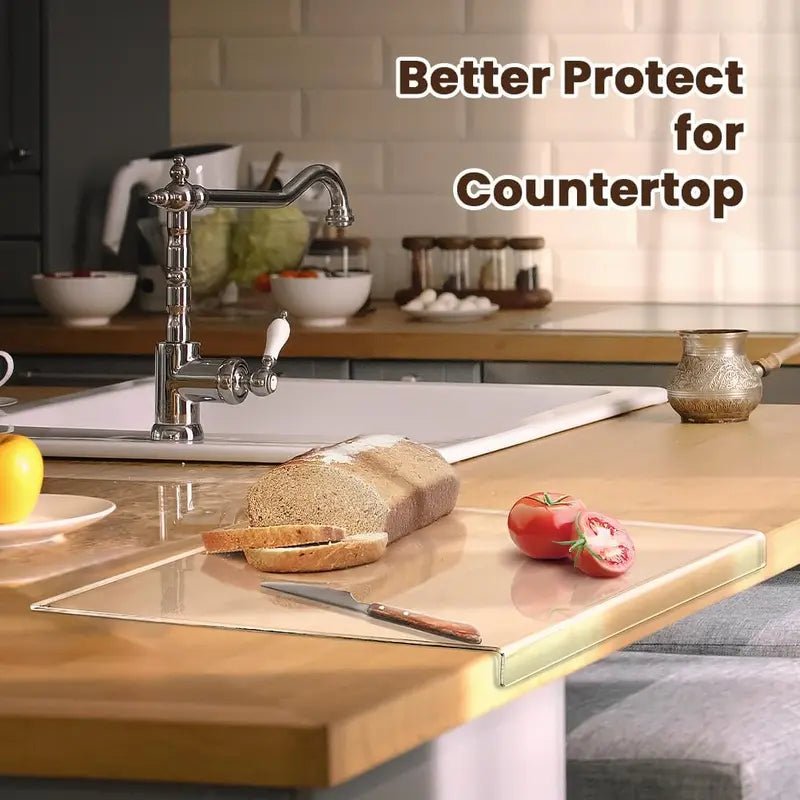 Mroace Clear Acrylic Counter Lip Cutting Board