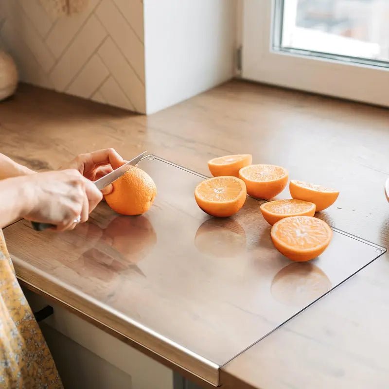 Mroace Clear Acrylic Counter Lip Cutting Board