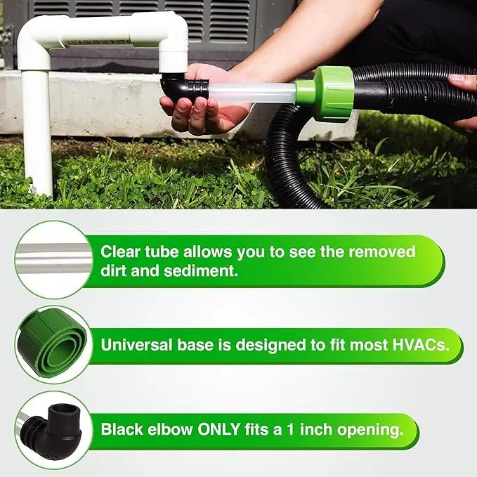 Mroace Clear View AC Drain Line Cleaner Adapter