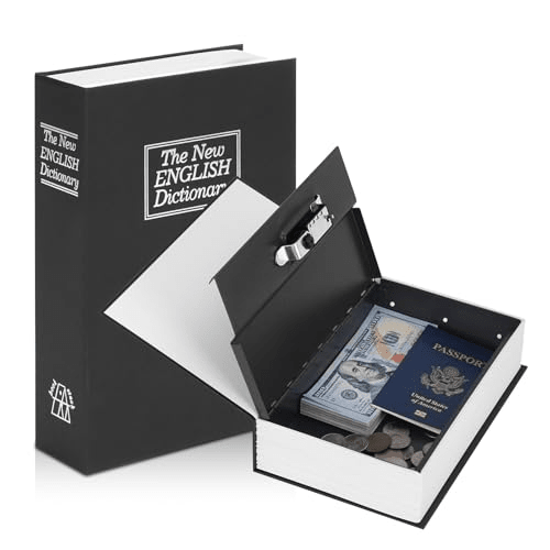 Mroace Combination Lock Secret Book Safe