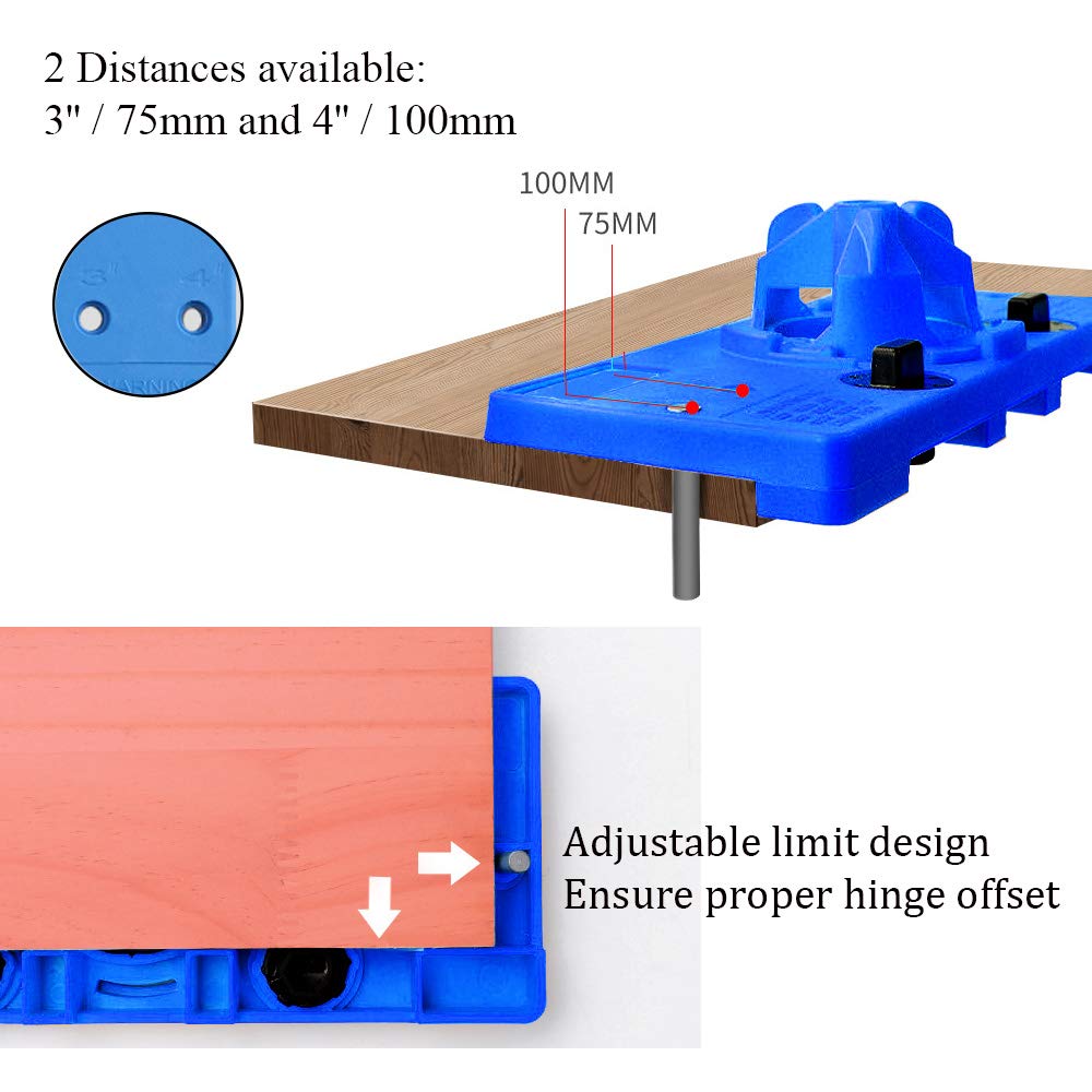Mroace Concealed Cabinet Hinge Jig