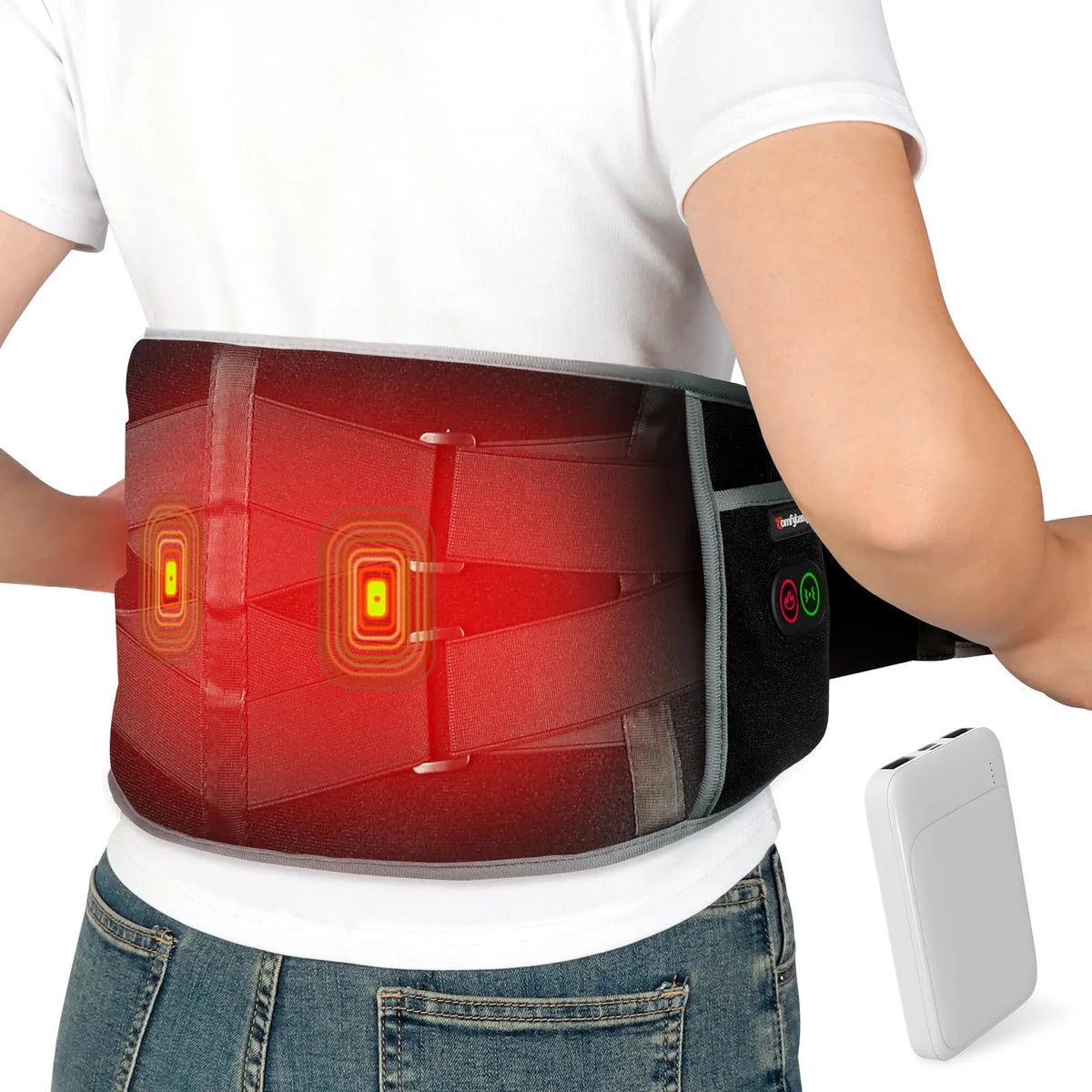 Mroace Cordless Heated Massage Pad