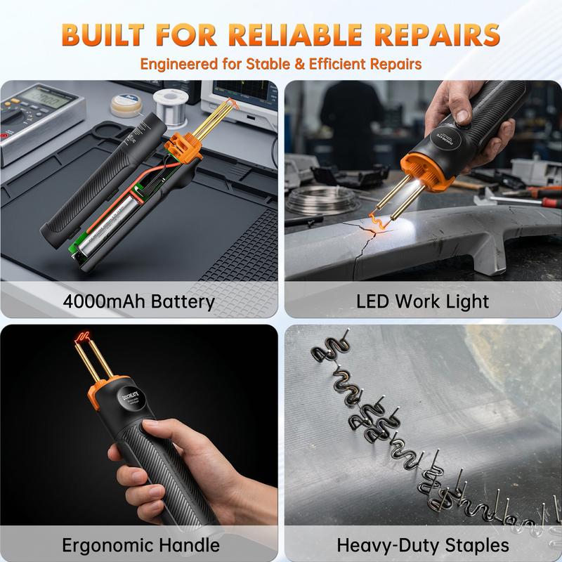 Mroace Cordless Rechargeable Plastic Welder Kit
