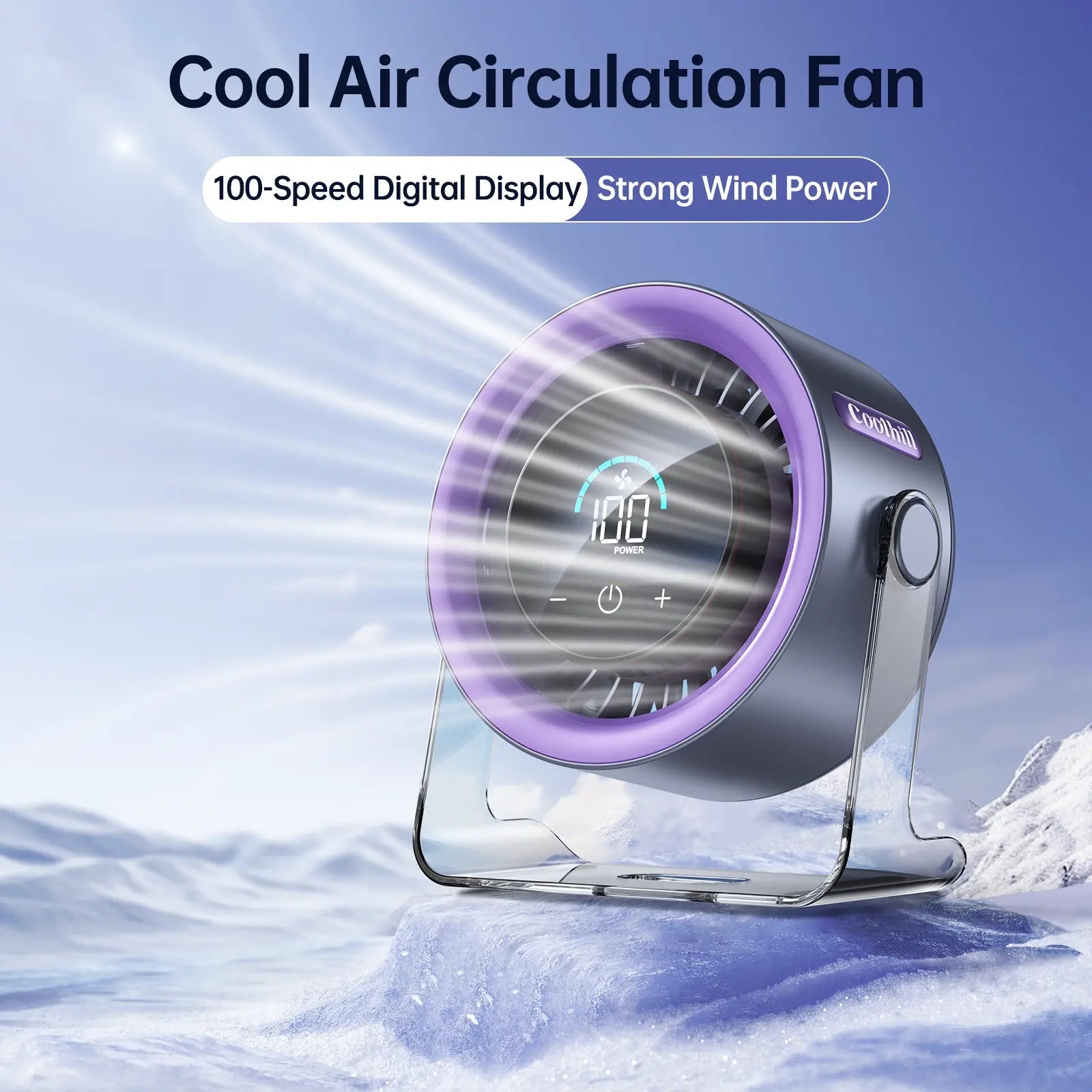 Mroace Desktop Fan Turbo Table Fan