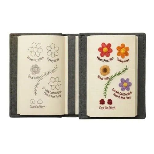 Mroace DIY Embroidery Stitch Book Kit