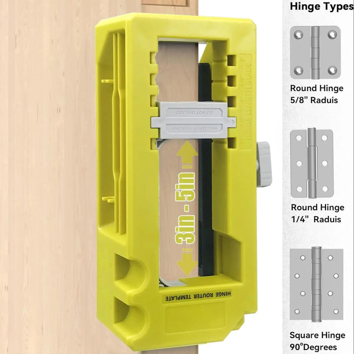 Mroace Door-Hinge Installation Hole Positioner Kit