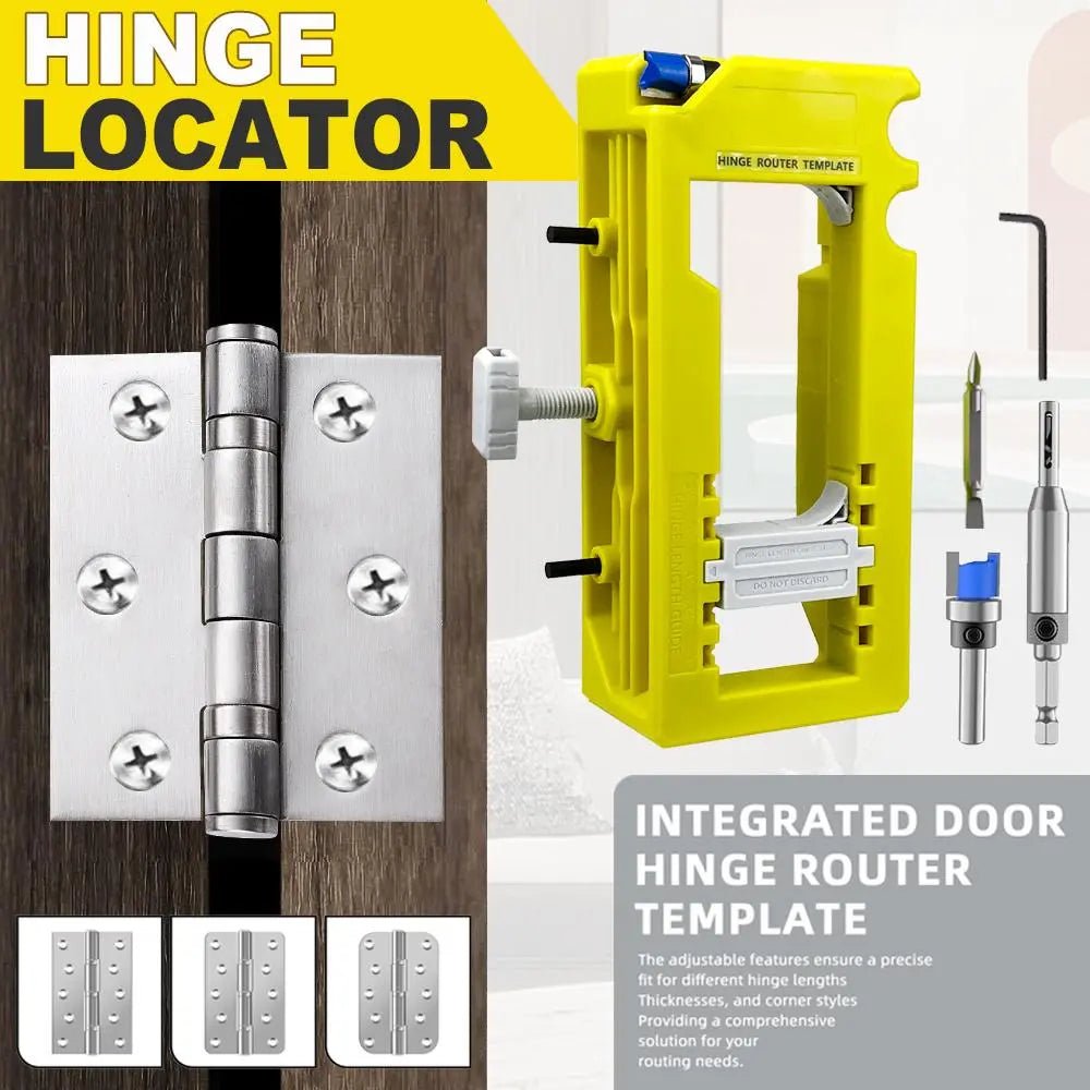 Mroace Door-Hinge Installation Hole Positioner Kit
