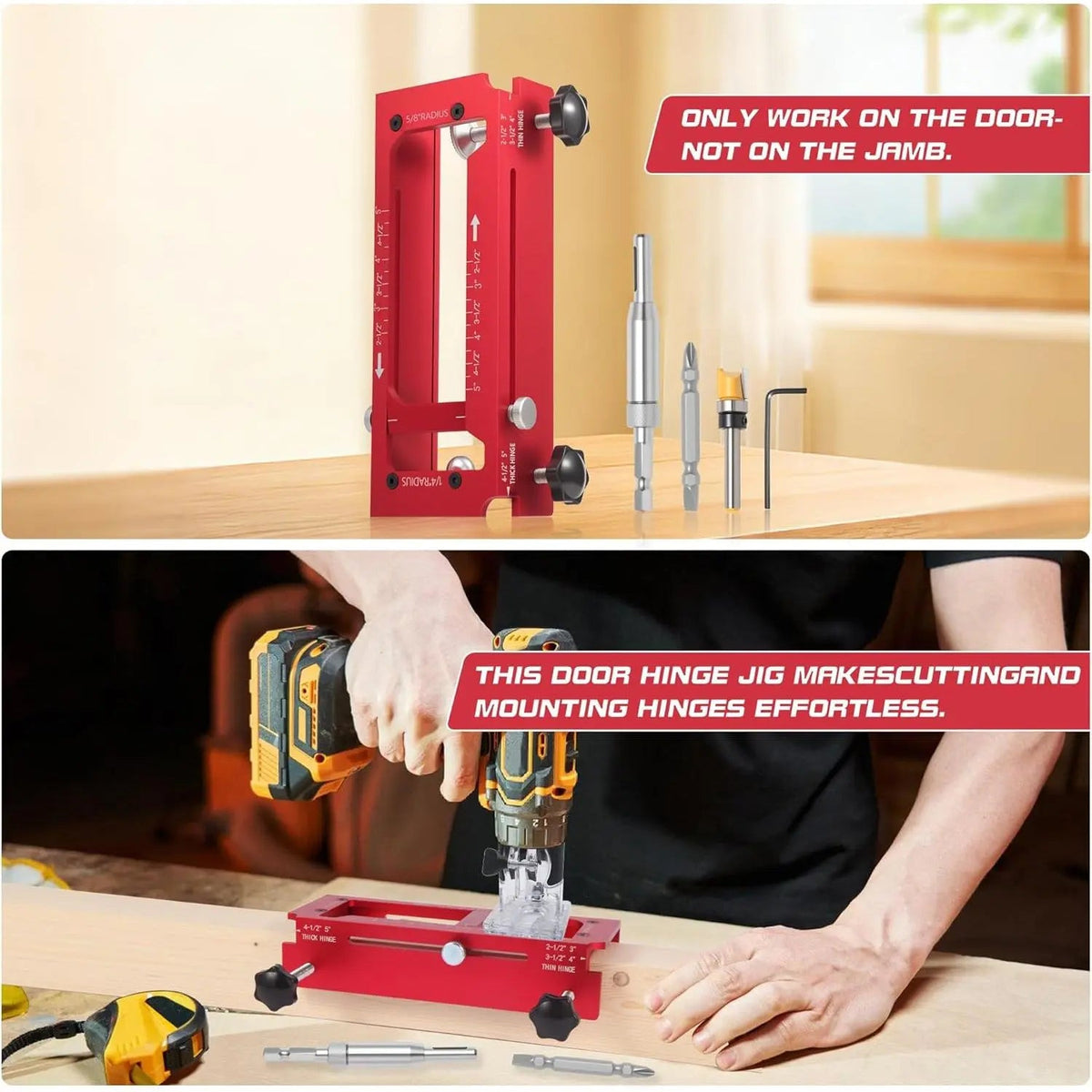 Mroace Door Hinge Installation Jig Tool