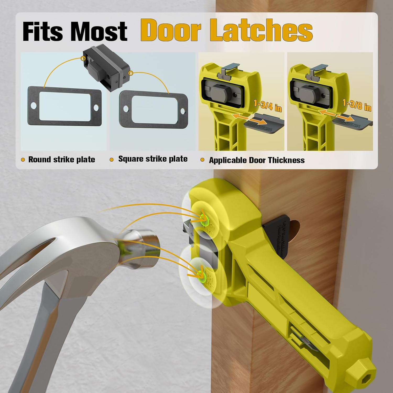 Mroace Door Latch Mortise Installation Tool Kit