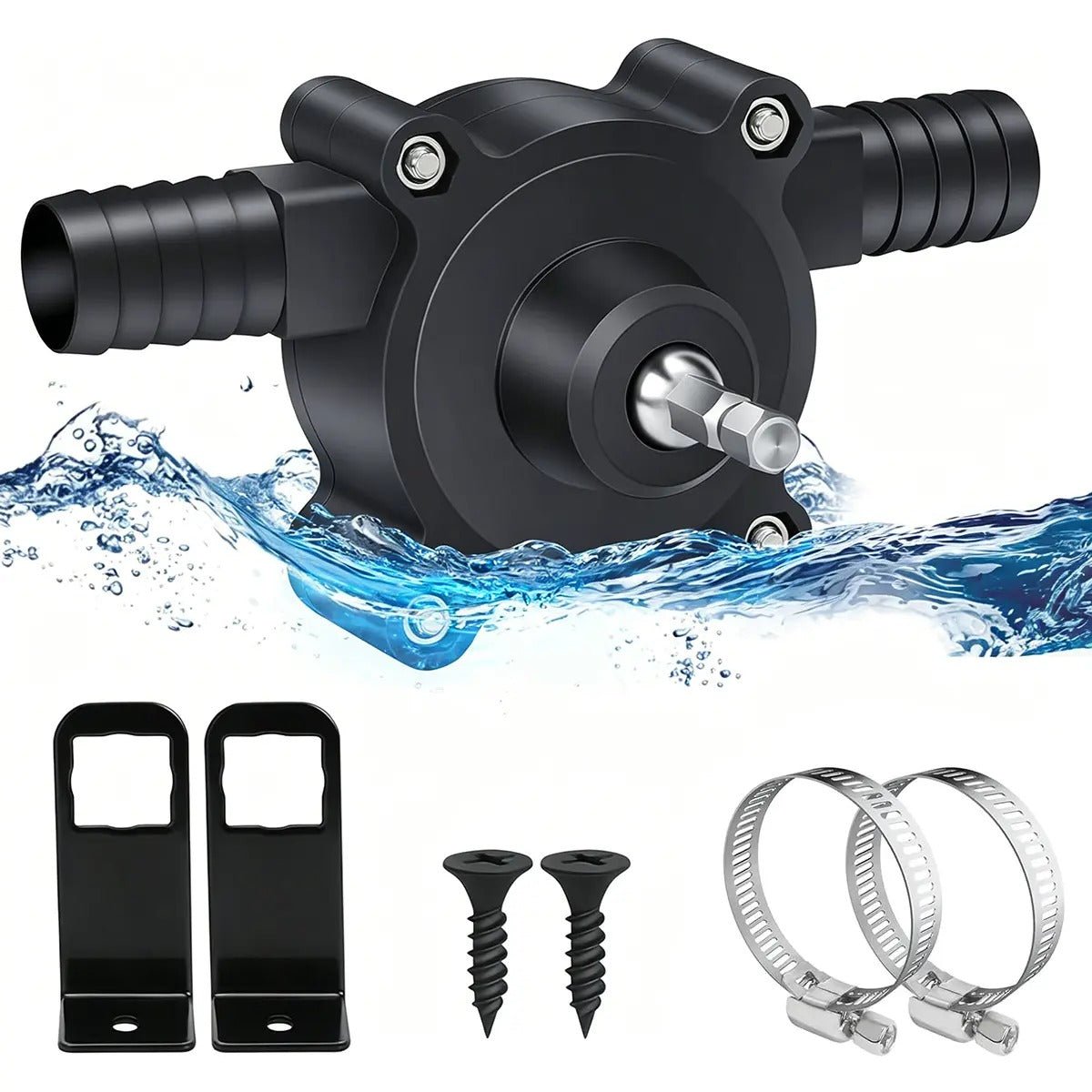 Mroace Drill Powered Self Priming Liquid Transfer Pump