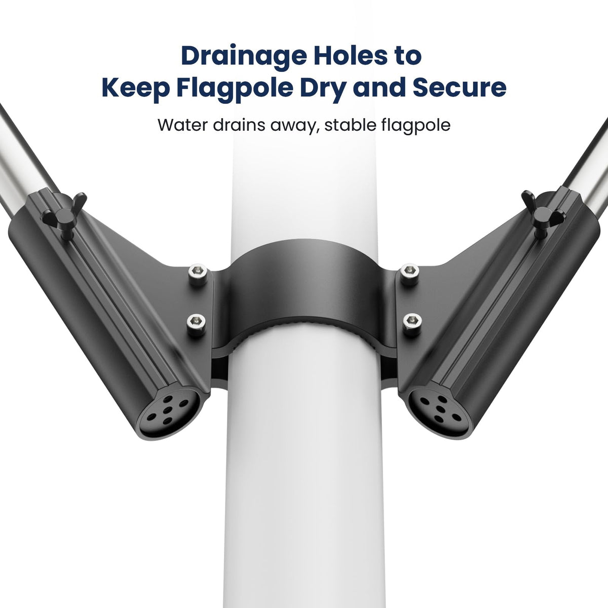 Mroace Dual Flag Pole Mount
