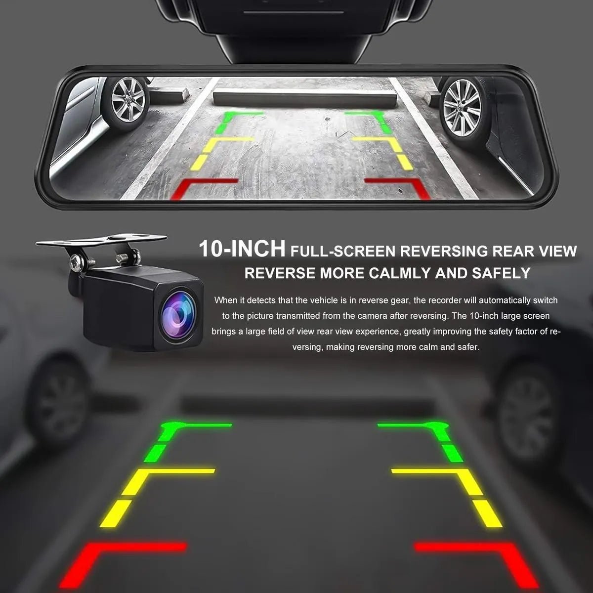 Mroace Dual Lens Touch Dash Cam