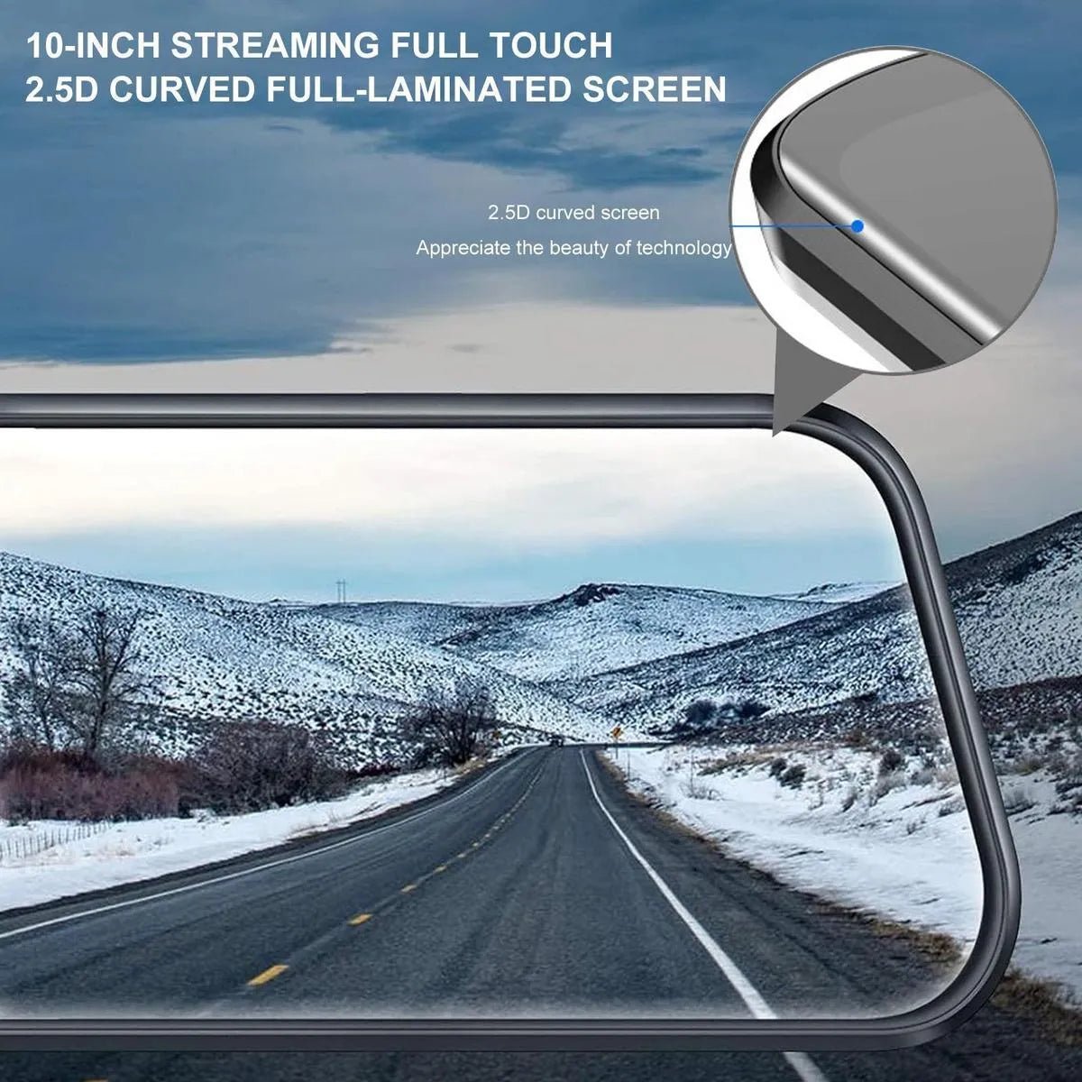 Mroace Dual Lens Touch Dash Cam