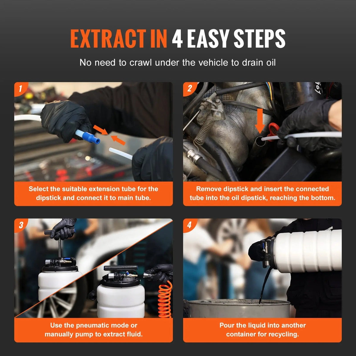 Mroace Dual Mode Fluid Extractor Pump