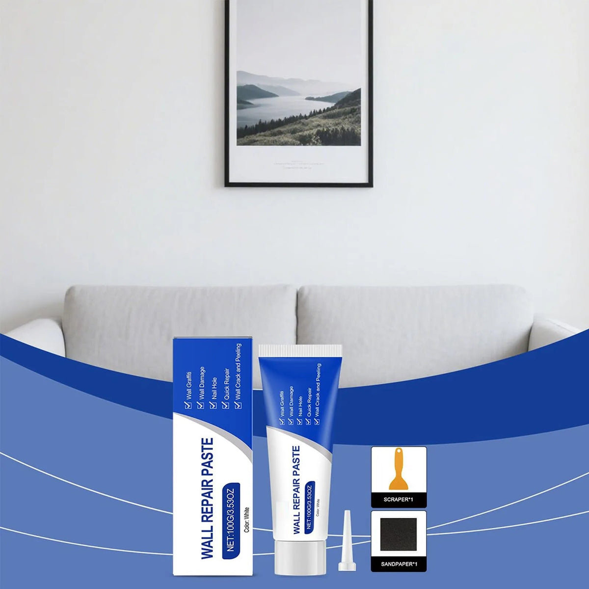 Mroace Easy Wall Repair Putty Kit