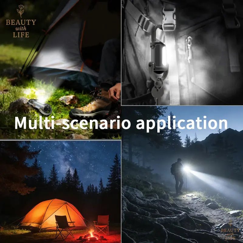 Mroace EDC Rechargeable Mini Keychain Flashlight
