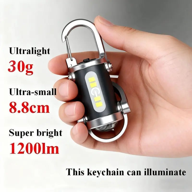 Mroace EDC Rechargeable Mini Keychain Flashlight