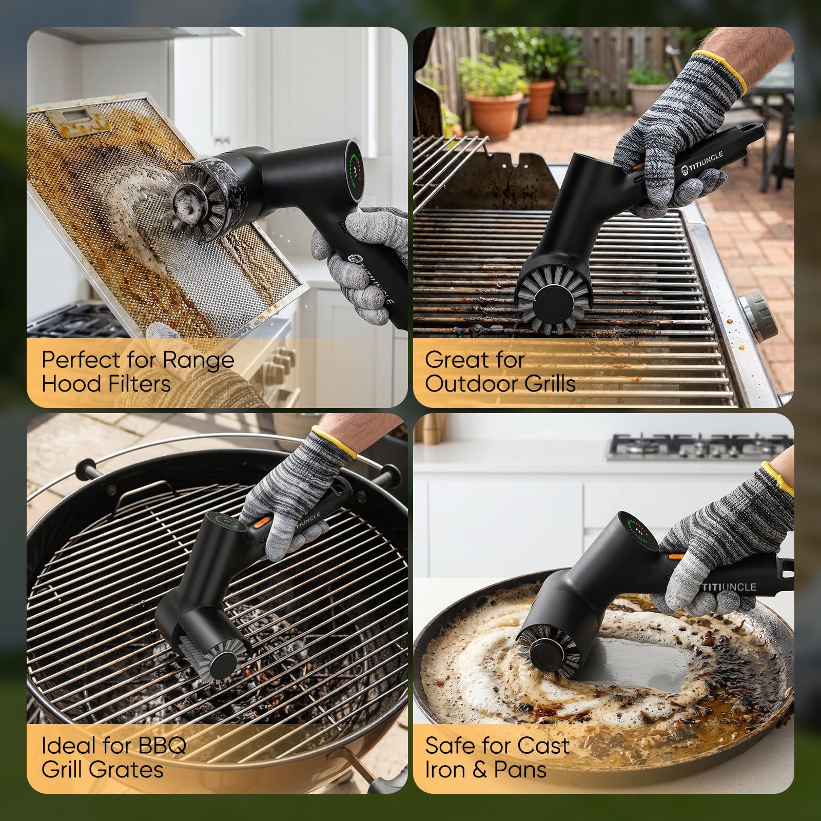 Mroace Electric Grill Brush for Outdoor Grill