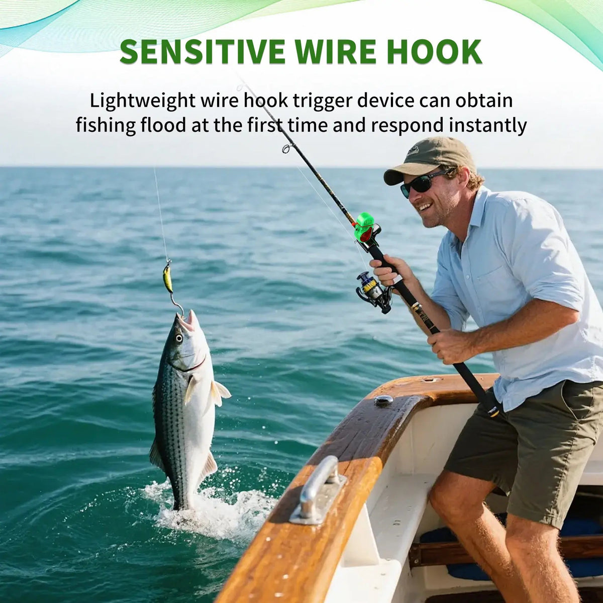 Mroace Electronic Fishing Bite Alarm With LED Light