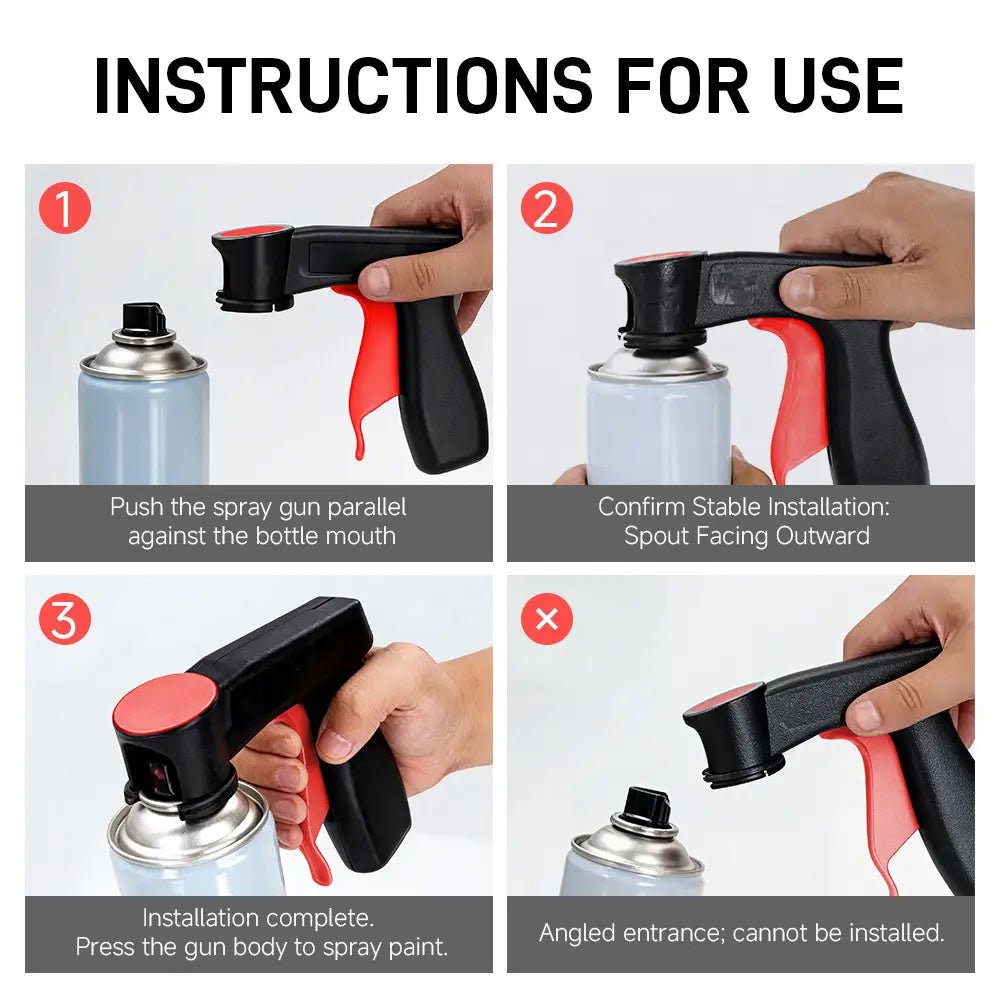 Mroace Ergonomic Handheld Paint Sprayer Handle