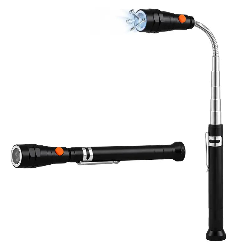 Mroace Extendable Magnetic Pickup Tool With LED Light