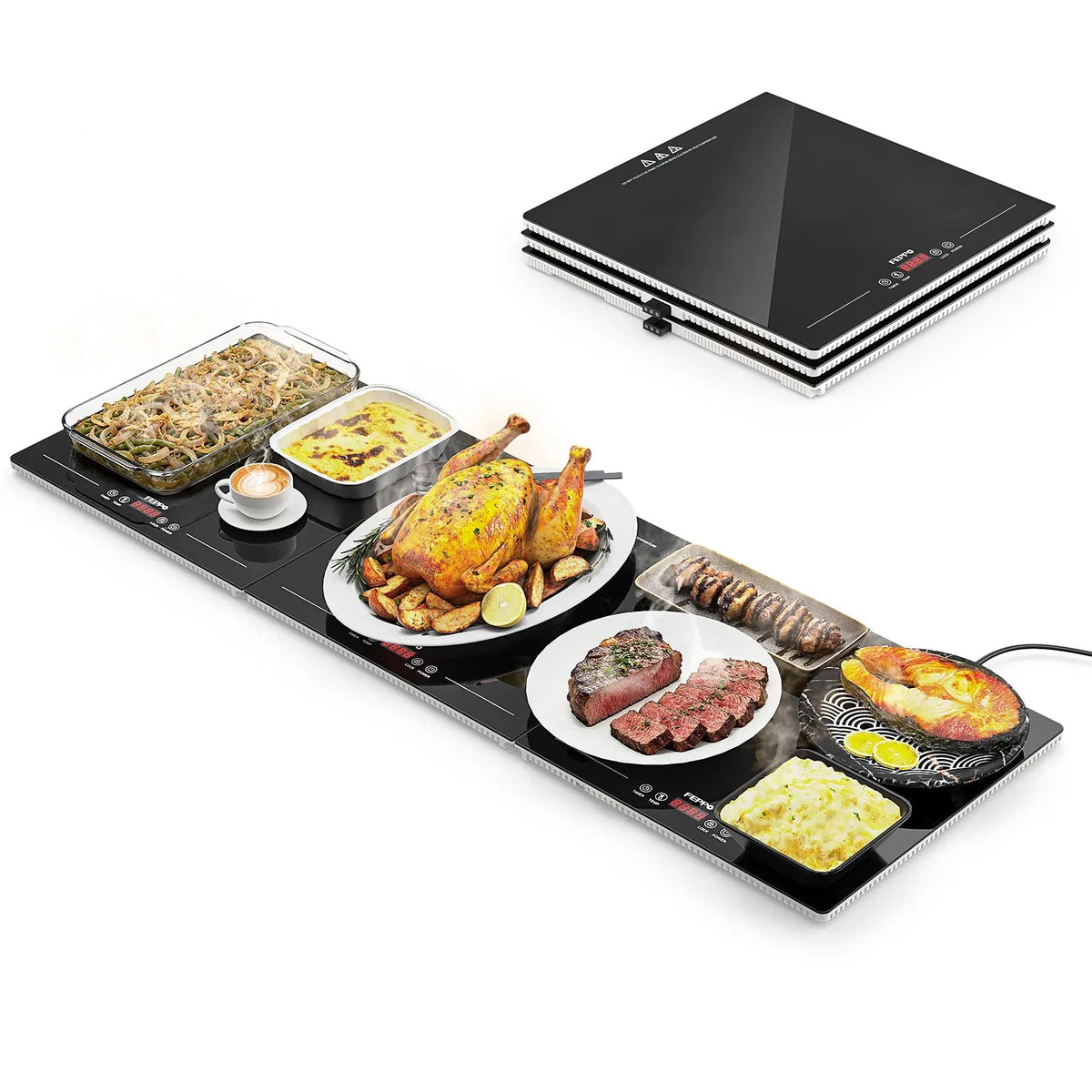 Mroace Extra Long Electric Warming Tray