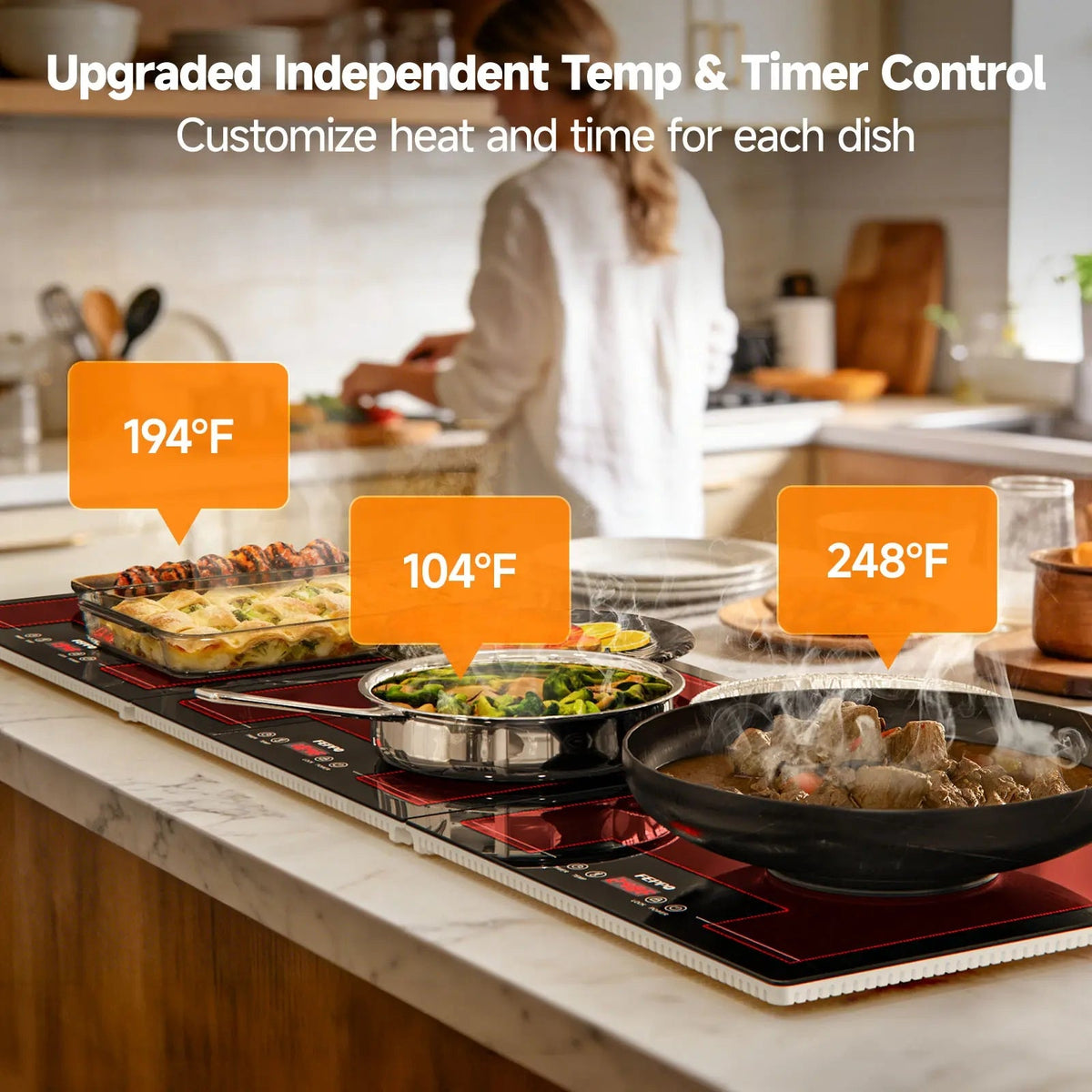 Mroace Extra Long Electric Warming Tray