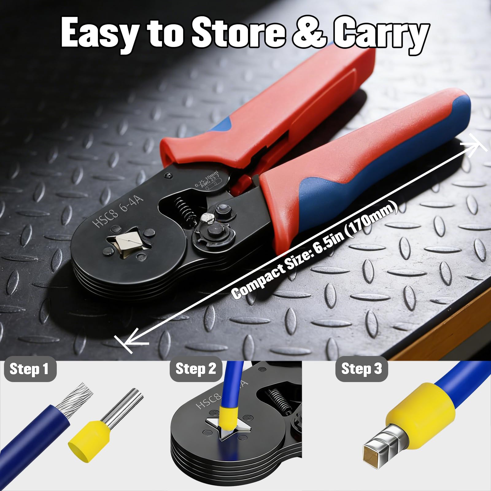 Mroace Ferrule Crimping Tool Kit