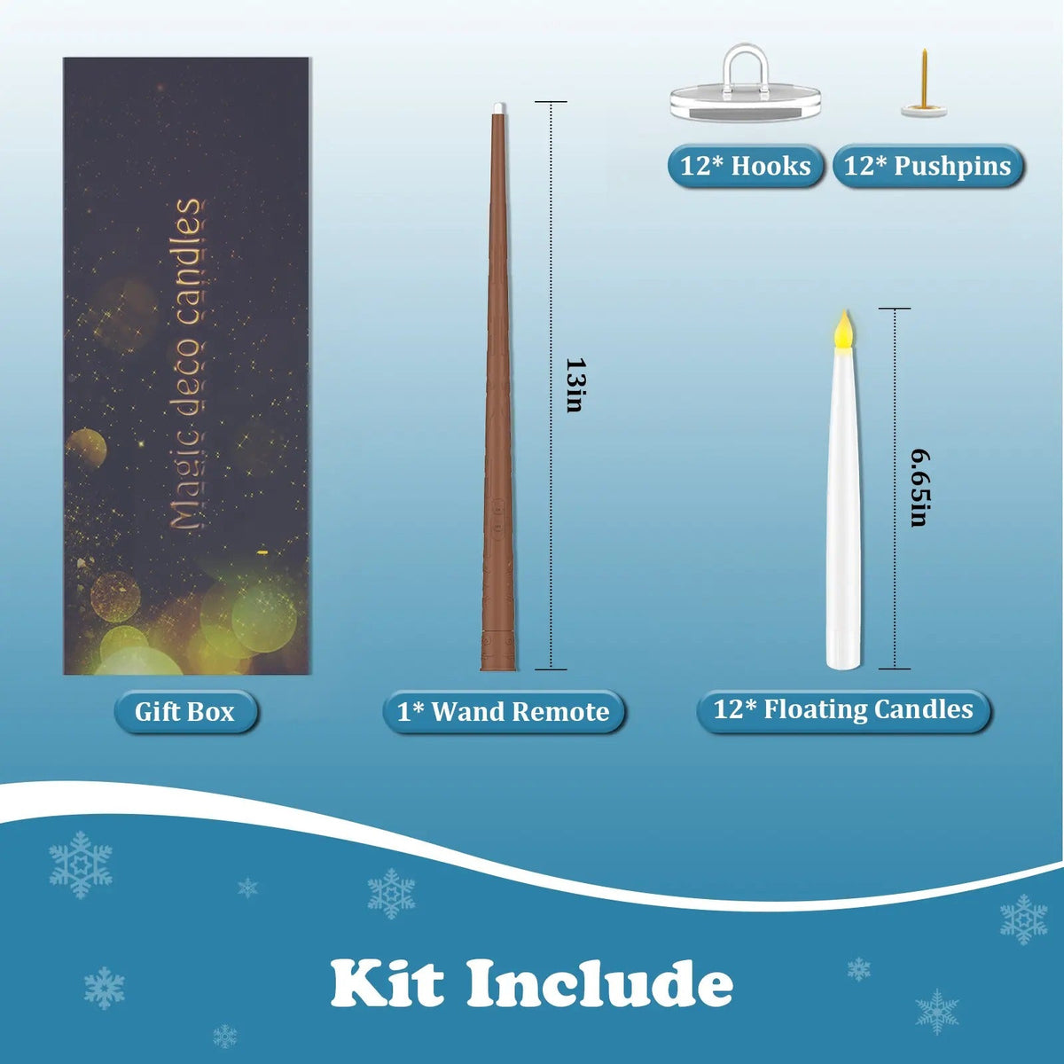 Mroace Flameless LED Floating Candles