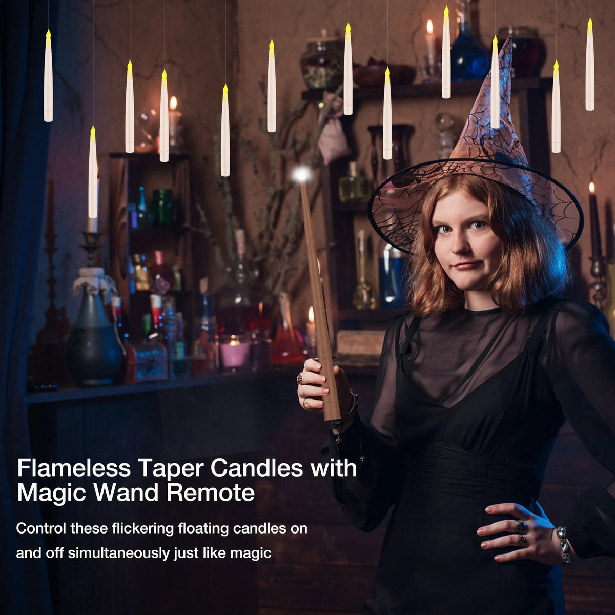 Mroace Flameless LED Floating Candles