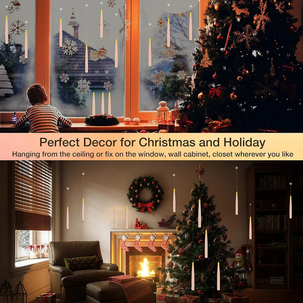 Mroace Flameless LED Floating Candles