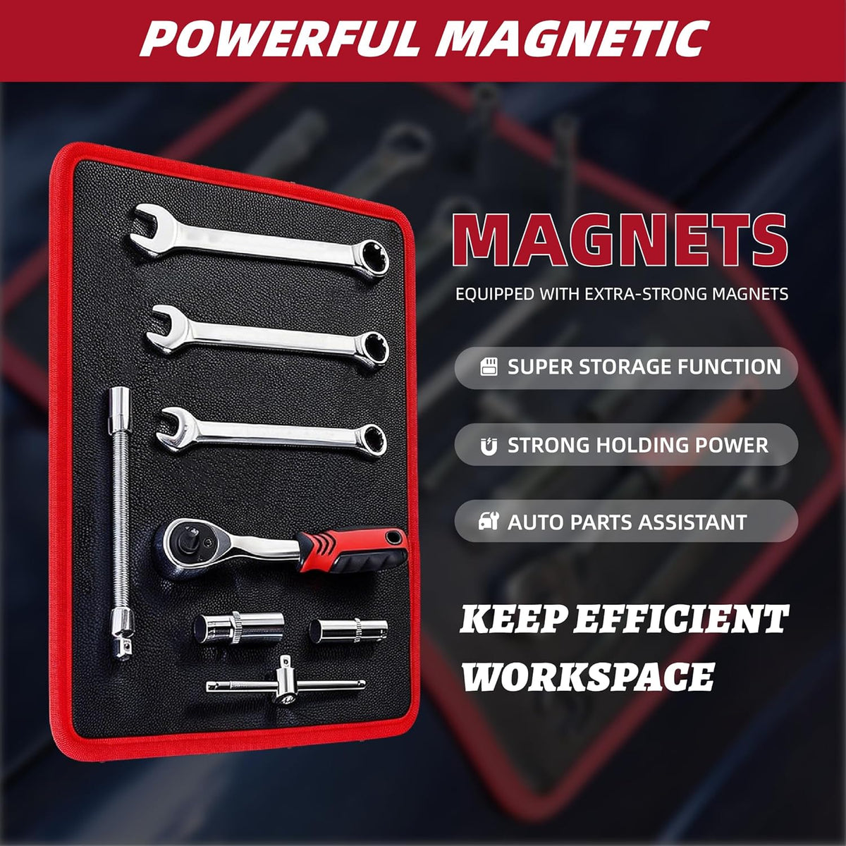 Mroace Flexible Magnetic Tool Mat