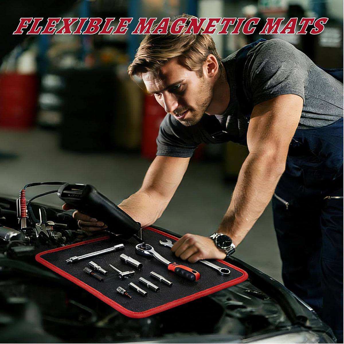 Mroace Flexible Magnetic Tool Mat