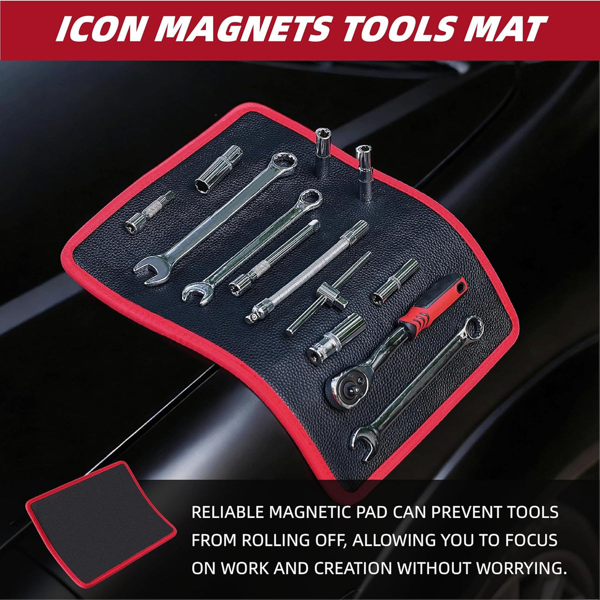 Mroace Flexible Magnetic Tool Mat