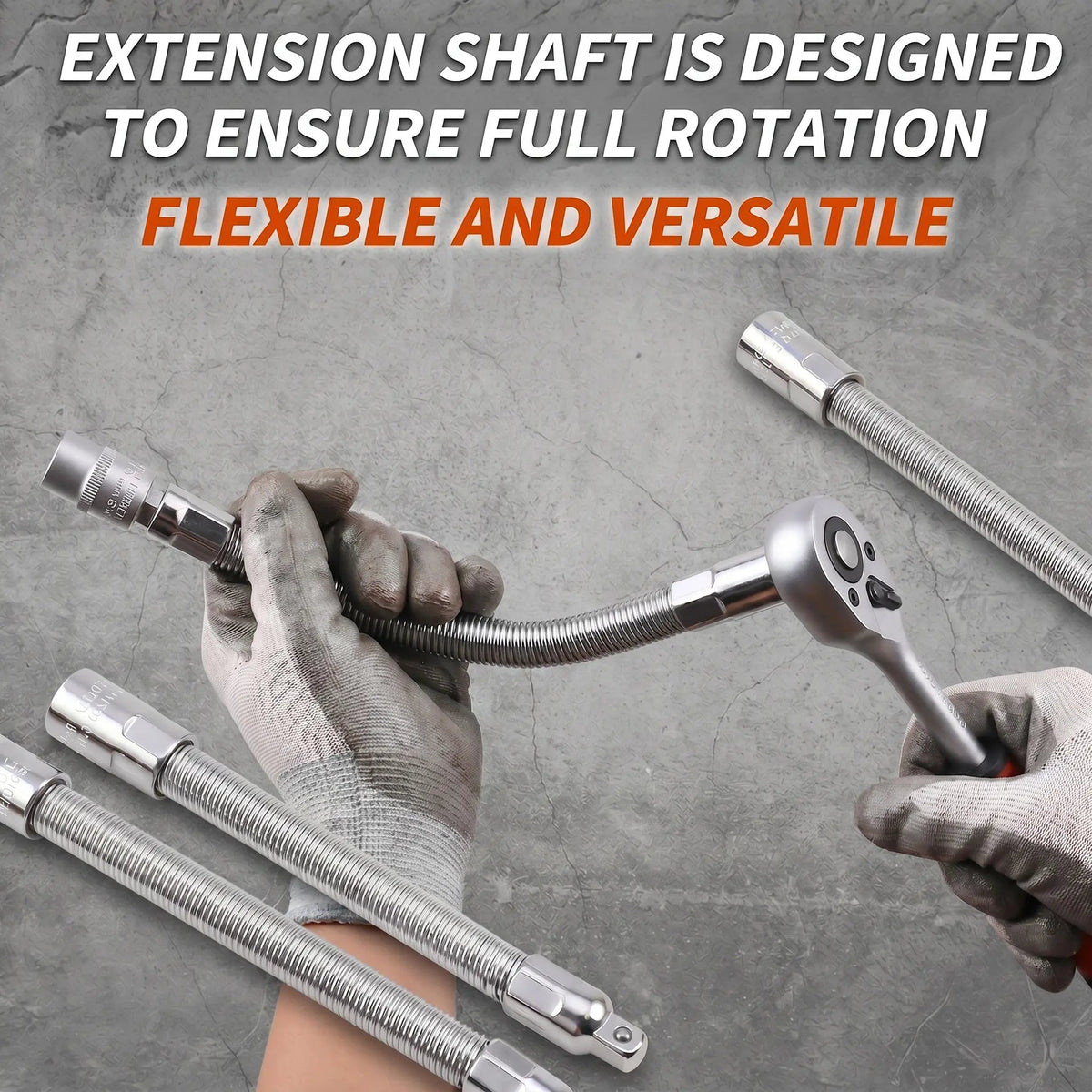 Mroace Flexible Socket Extension Bar Set