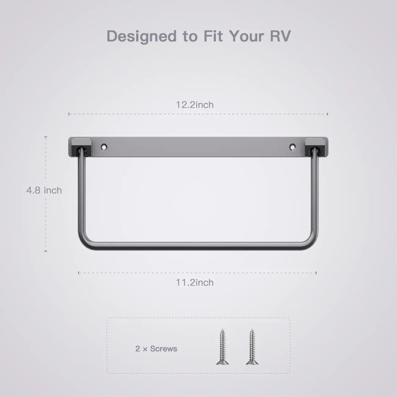 Mroace Foldable Aluminum RV Shoe Rack
