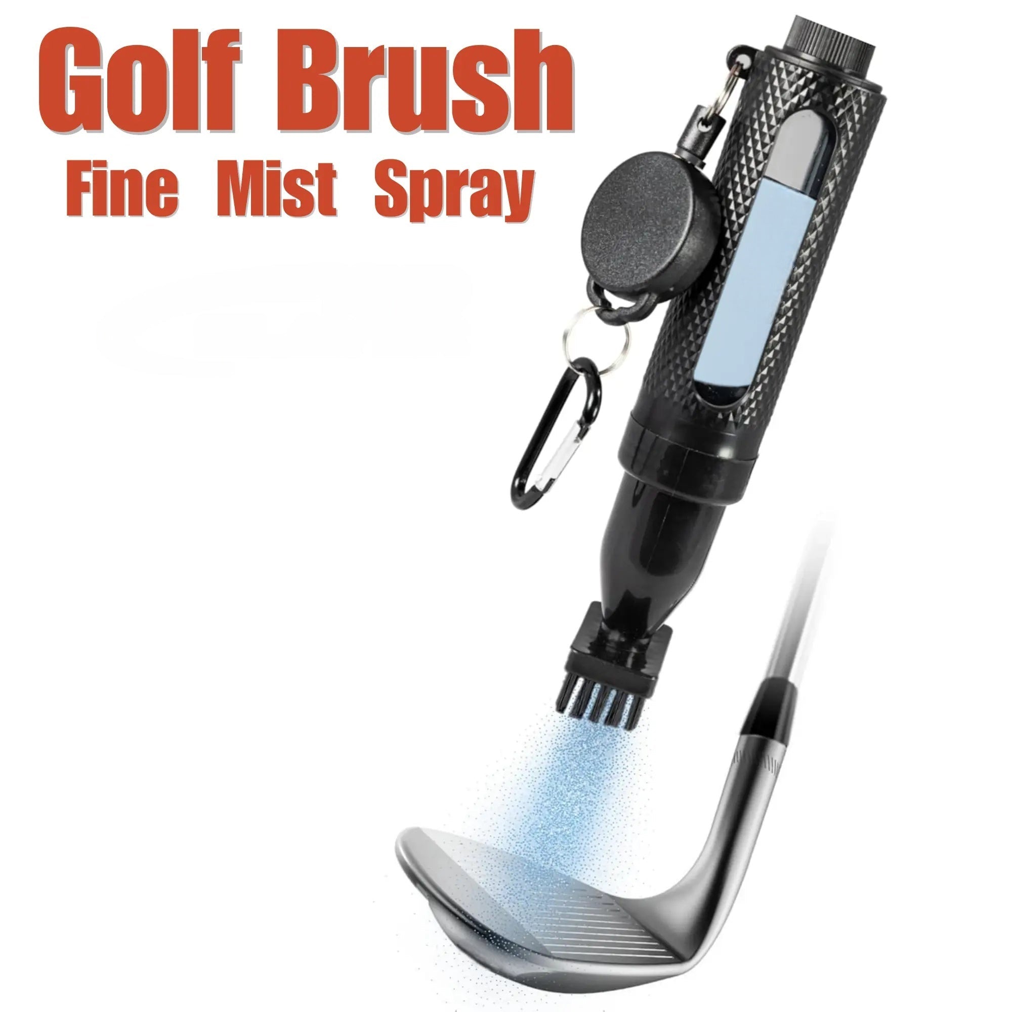 Mroace Golf Club Cleaning Brush with Water Spray Bottle