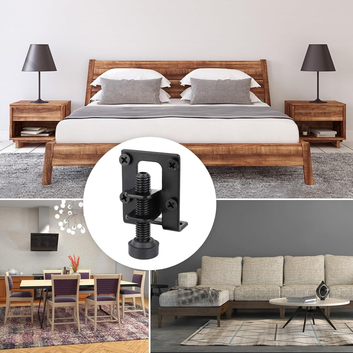 Mroace Heavy Duty Adjustable Furniture Leveling Feet
