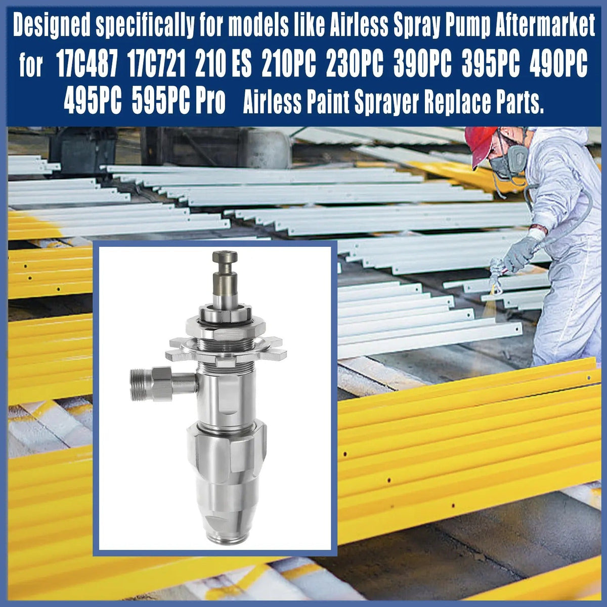 Mroace Heavy Duty Airless Paint Sprayer Pump