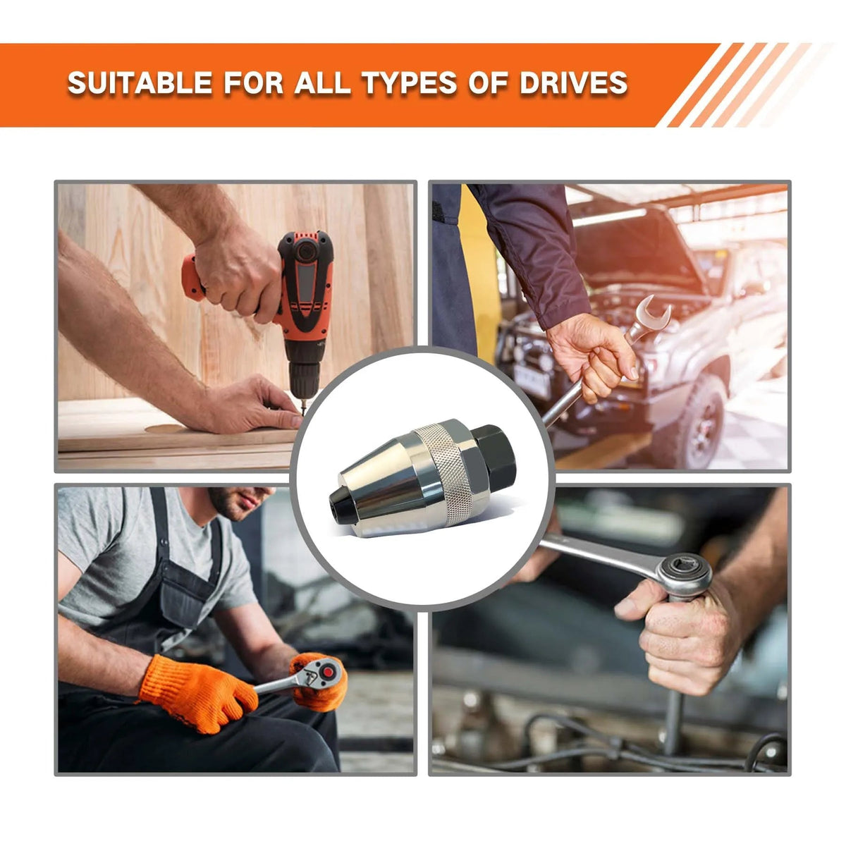 Mroace Heavy-Duty Bolt & Stud Extractor Tool