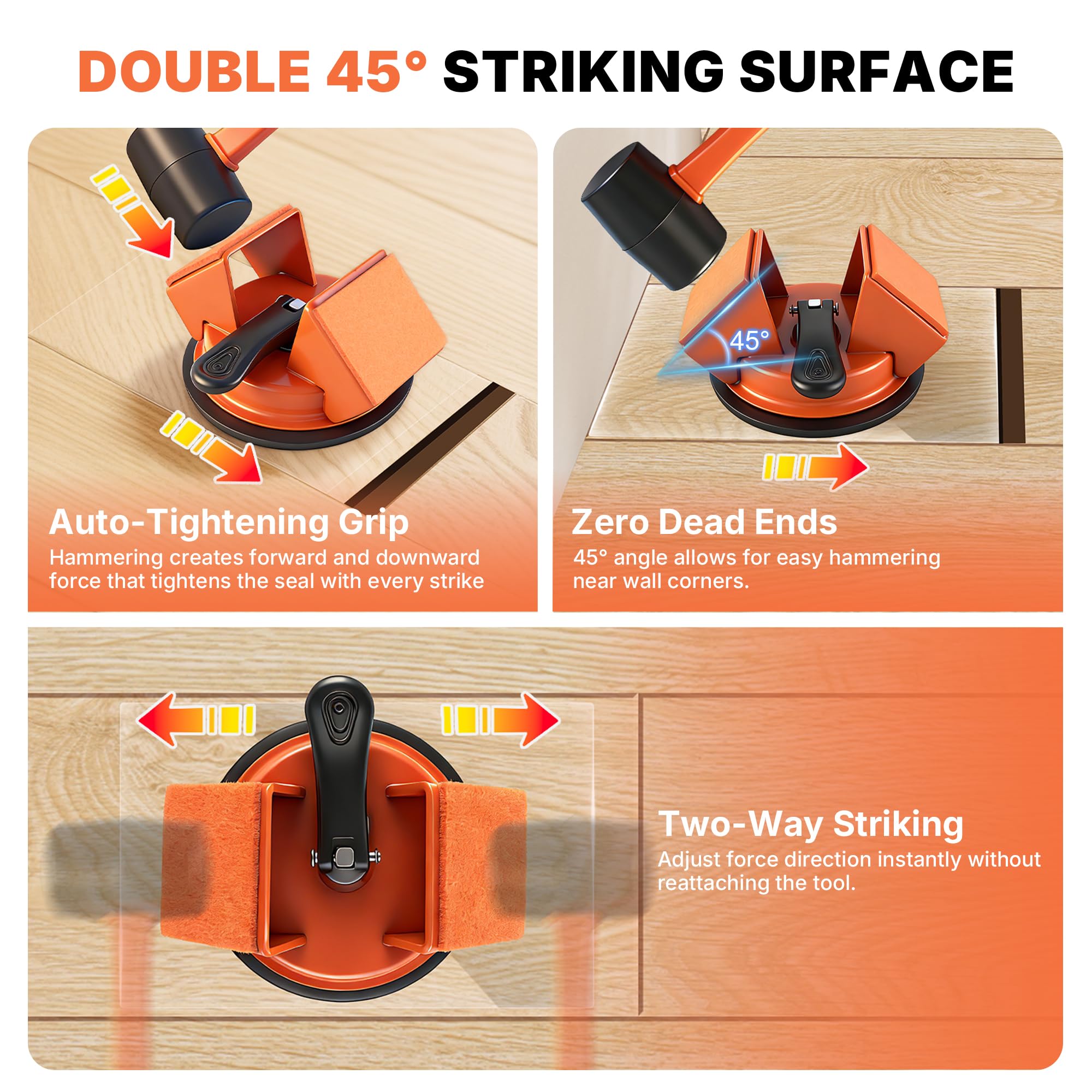 Mroace Heavy Duty Iron Floor Gap Fixer Tool