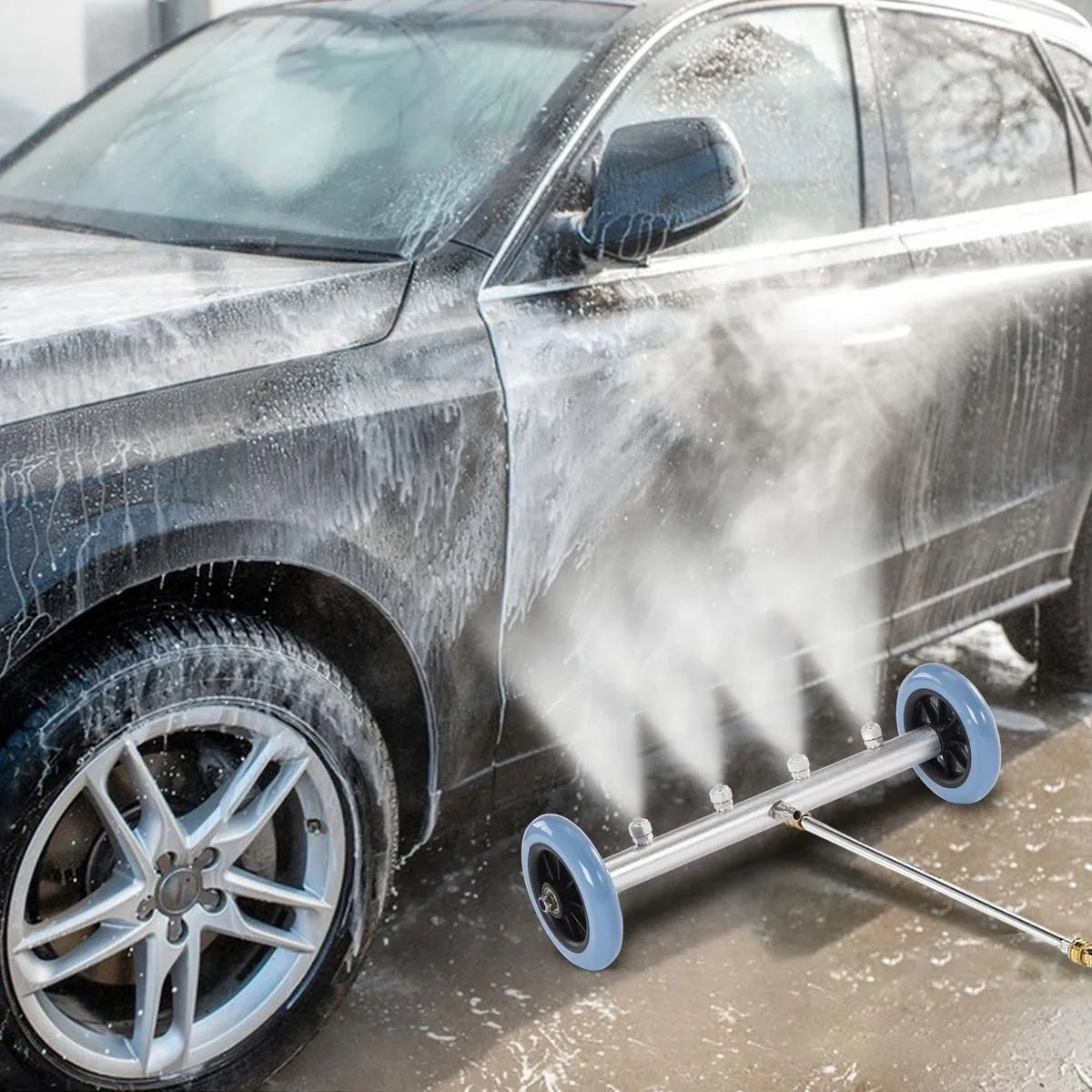 Mroace Heavy Duty Pressure Washer Undercarriage Cleaner