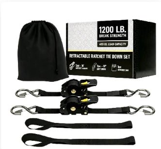 Mroace Heavy Duty Retractable Ratchet Straps
