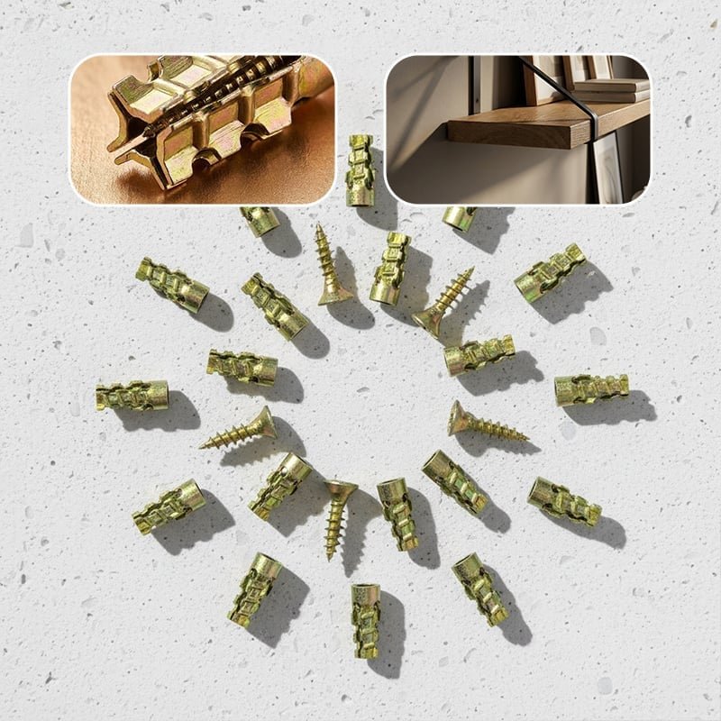 Mroace Heavy Duty Serrated Metal Expansion Anchors