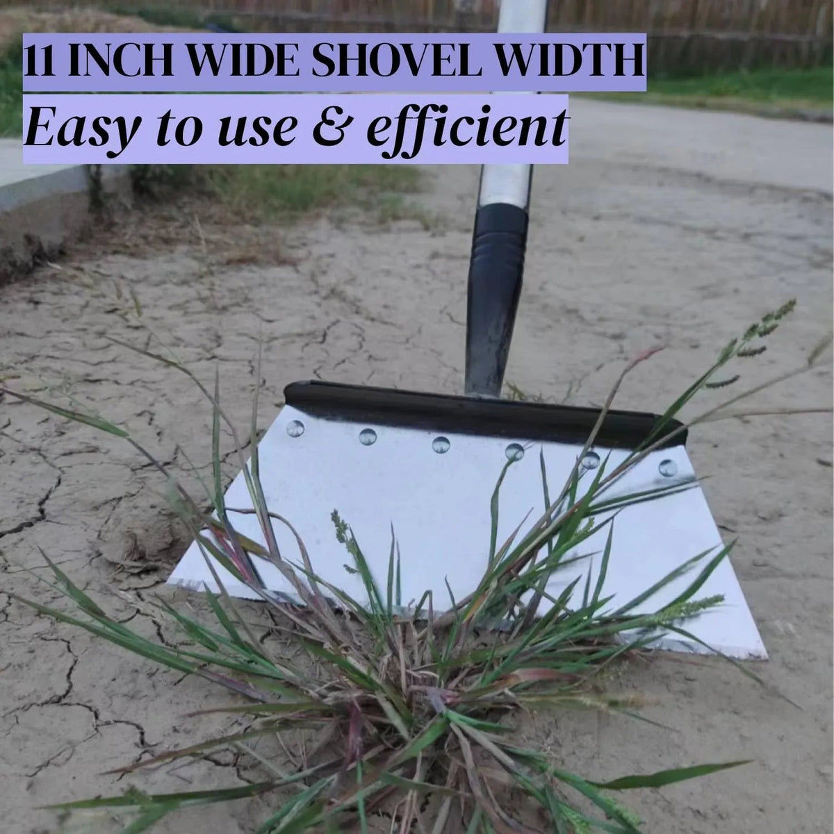 Mroace Heavy Duty Stainless Steel Garden Shovel