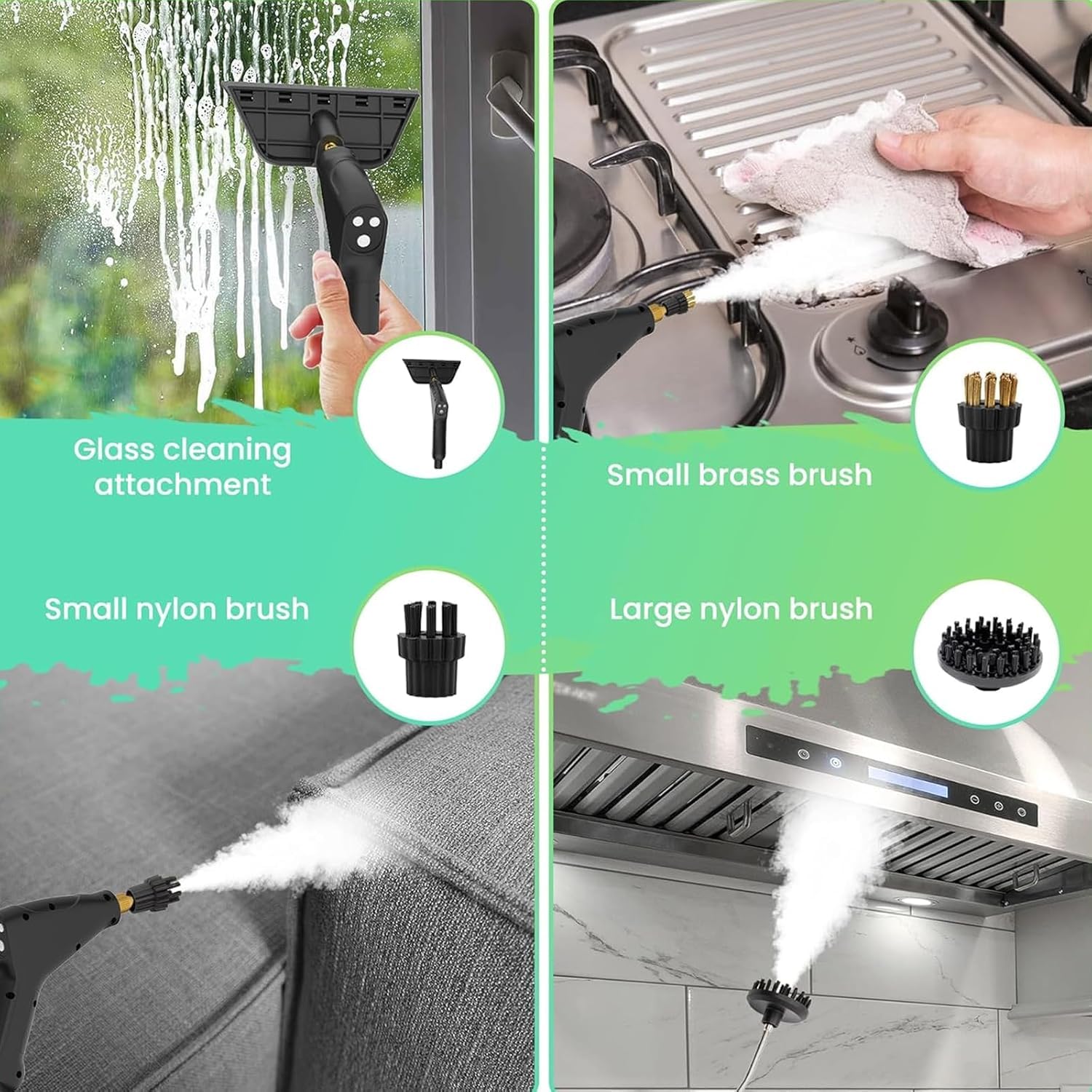 Mroace High Capacity Adjustable Handheld Steam Cleaner