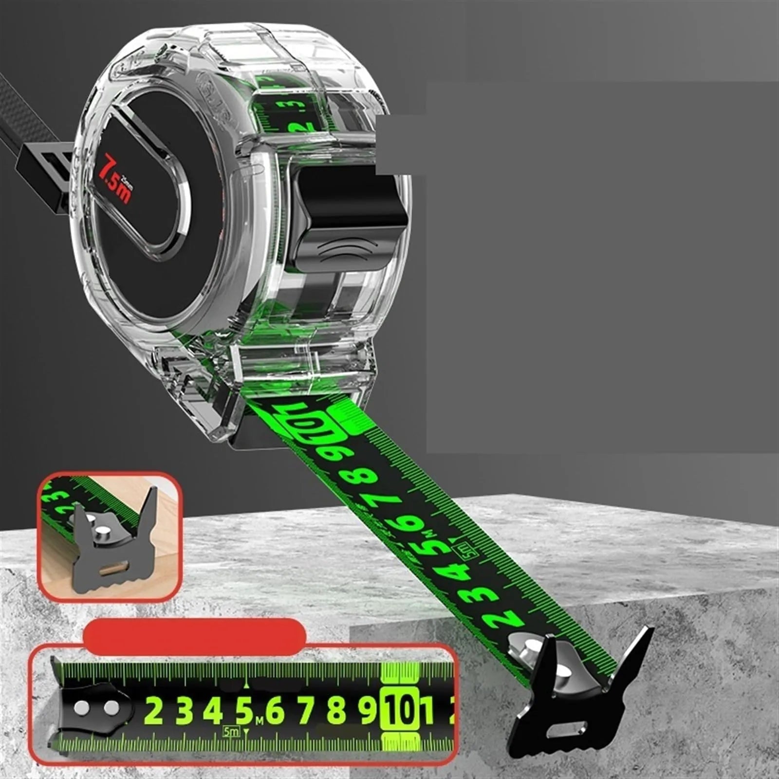 Mroace High Precision Retractable Measuring Tape
