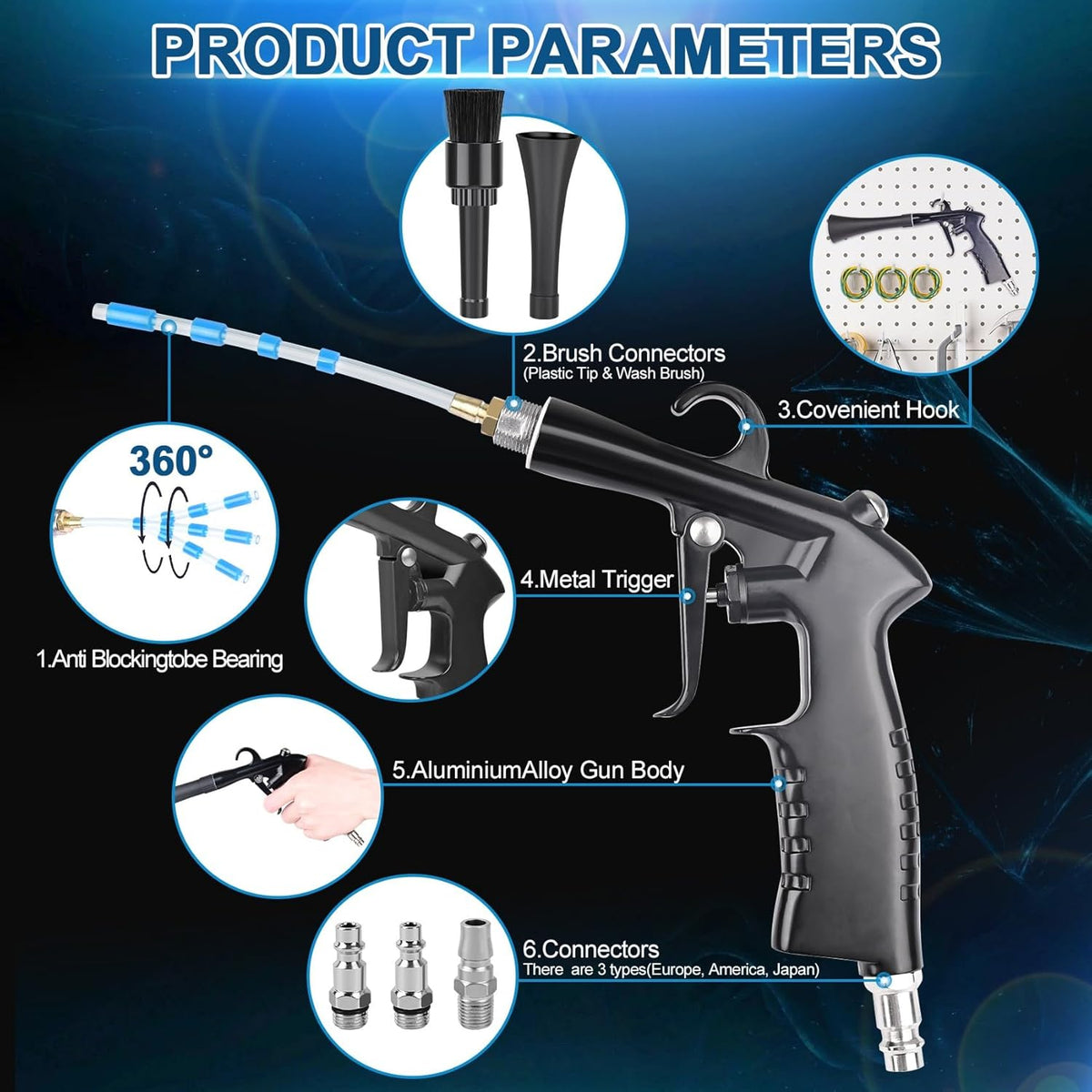 Mroace High Pressure Car Detailing Air Blow Gun