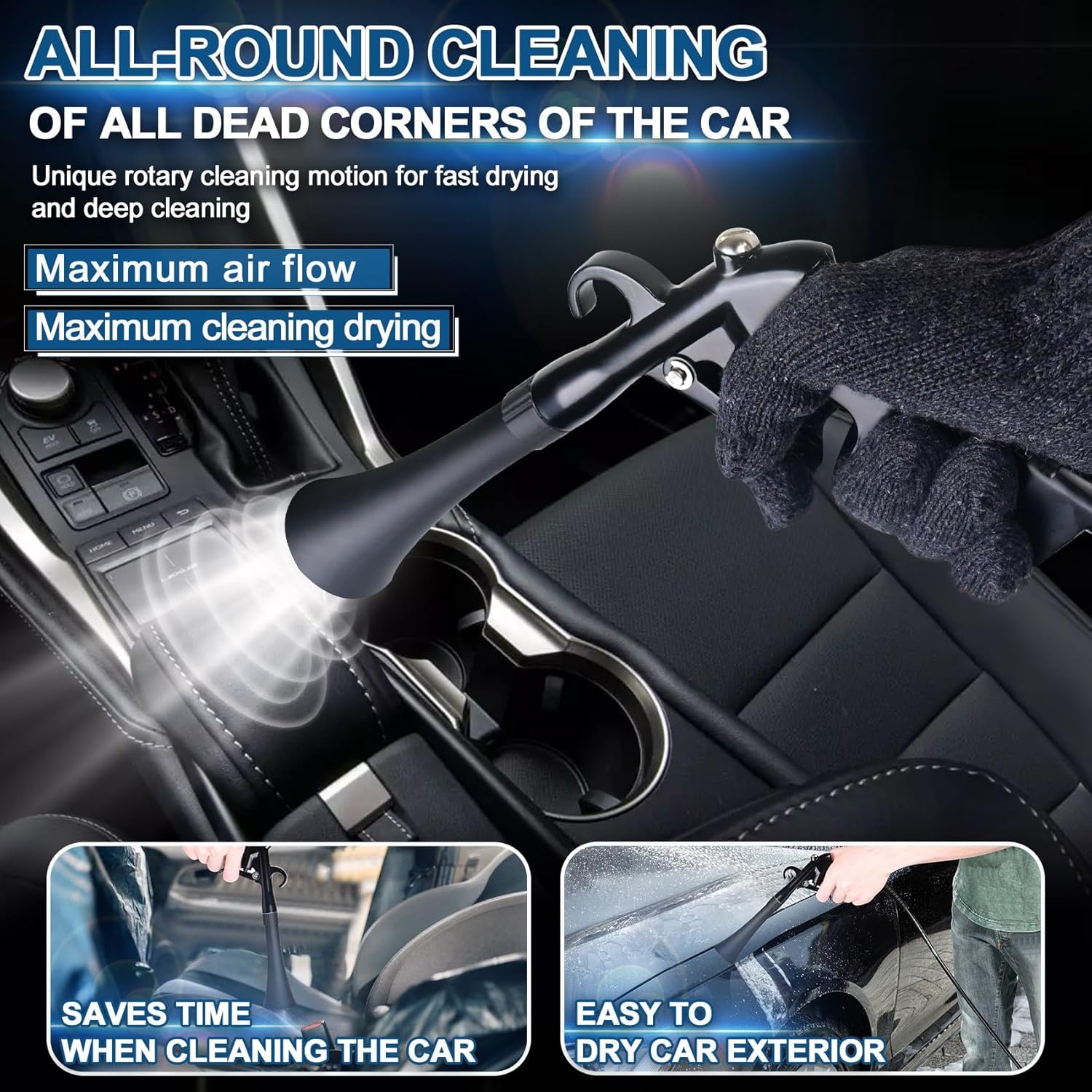 Mroace High Pressure Car Detailing Air Blow Gun
